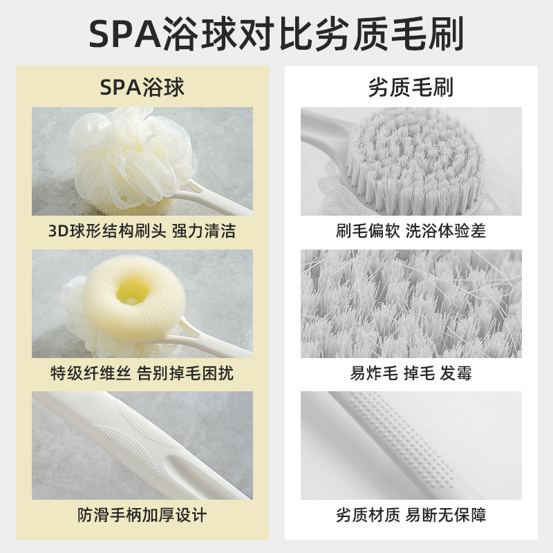 沐浴球、浴擦、浴刷、澡巾实物图