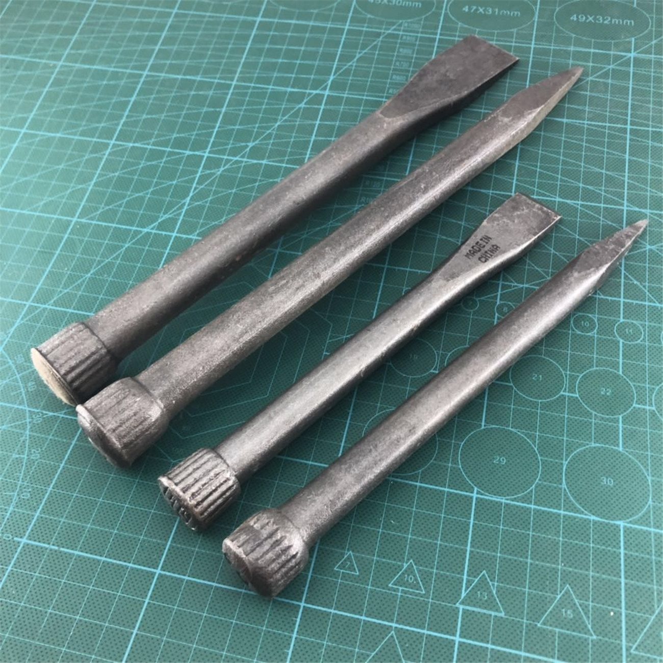 Chisels, high carbon steel chisels, forging chisels, tools, super-hard stone steel chisels, hand stonemasons, sample punches, splitting stone tools