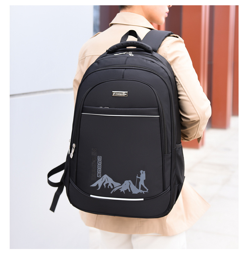 Mochila de viaje de gran capacidad para hombres 60 litros de viaje al aire libre mochila de montaña a prueba de agua bolsa de trabajo de negocios nueva bolsa de escuela pic 23