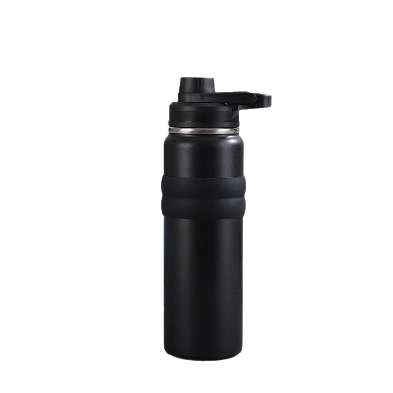 Customized cross-border space kettle with anti-slip silicone sleeve, direct drinking sports kettle, 304 stainless steel large-capacity insulated cup Item Picture