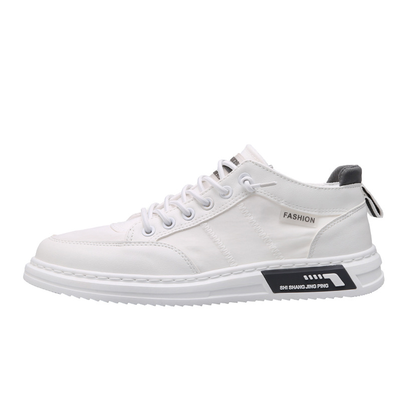 Summer Cloth Men's Shoes Low Top New Small White Shoes Breathable Men's Casual Shoes Korean Version Of All Board Shoes Item Picture