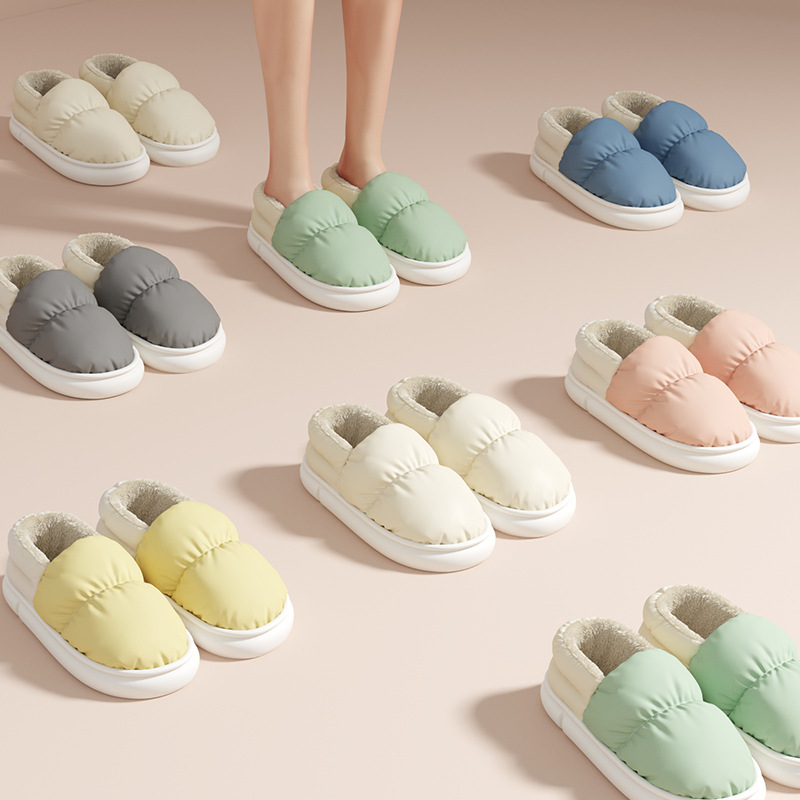 棉拖鞋/毛拖鞋/棉拖/毛脱鞋/棉拖鞋女冬季居家产品图