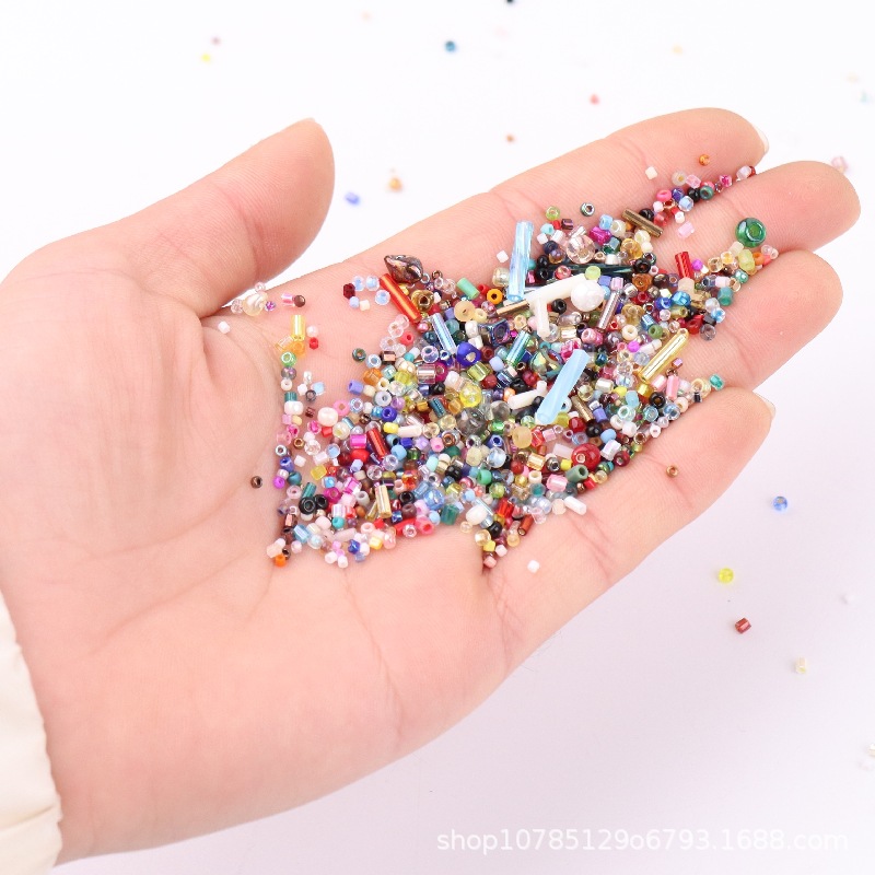 Japanese Miyuki mixed beads, glass rice beads, tube beads, DIY jewelry, clothing, bracelet material package in stock details Picture