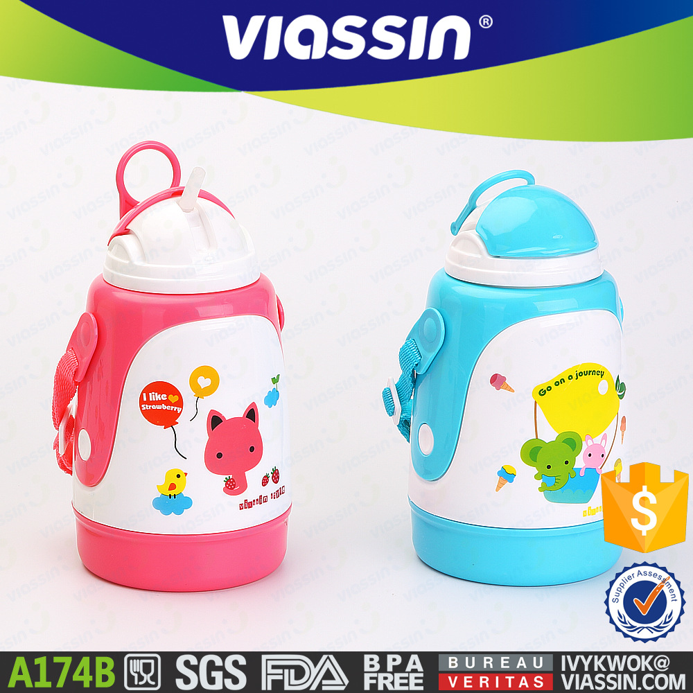 Новый детский цветочный чайник A174BViassin yahan (спиновая соломинка 800ml) — холодный чайник для студентов