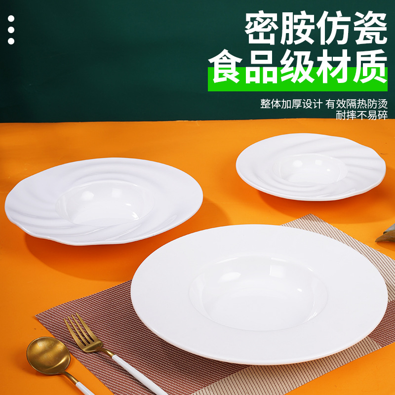 密胺餐具/餐盘/不锈钢餐盘/搪瓷/一次塑料盘细节图