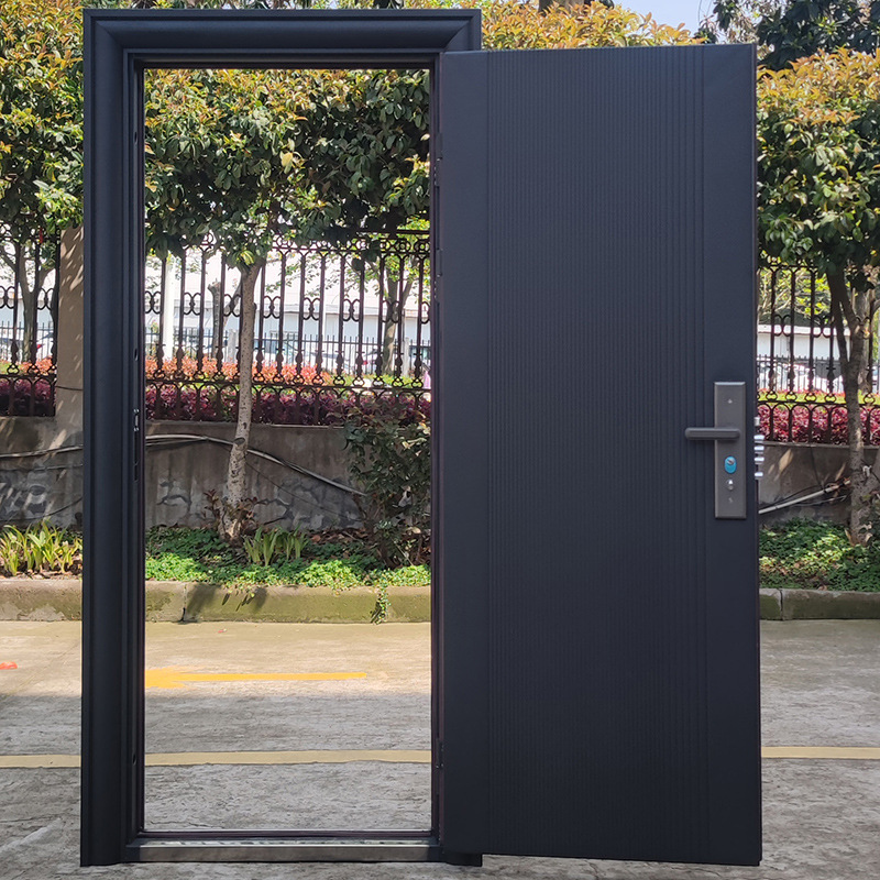 Home Security Door Burglar Door Rental Room Door Soundproof Sun Protection Security Door Simple Interior Door details Picture