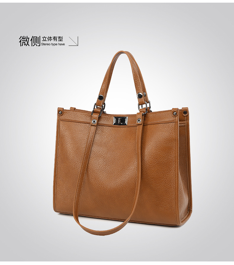 手提包女高级感复古单肩包新款通勤包包秋冬大容量托特包跨境批发详情25