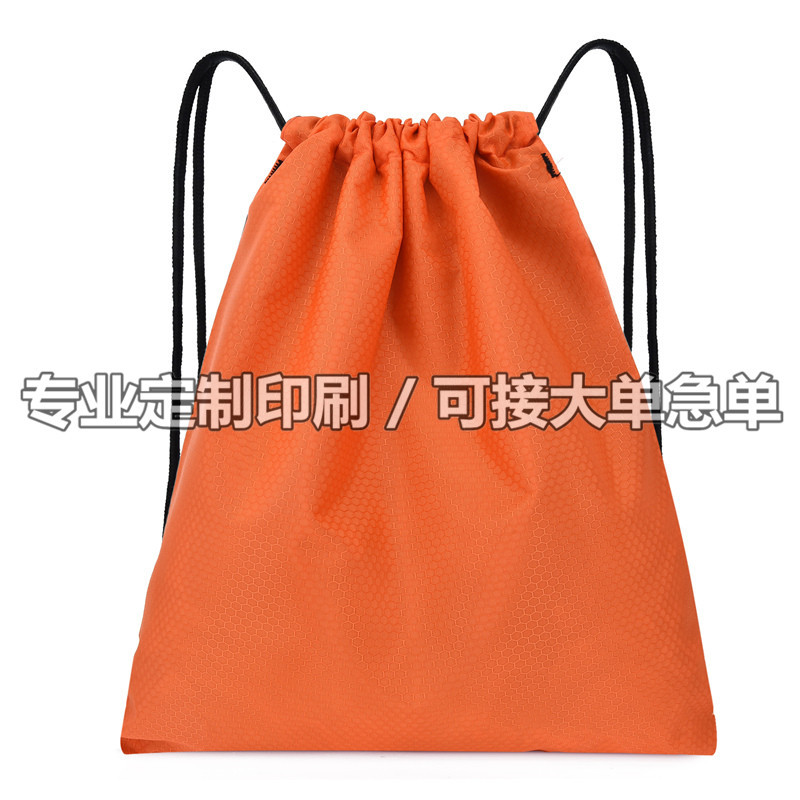 Bundle Pocket Drawstring Backpack Beach Bag Marathon Fitness Bag Gift Outdoor Sports Fitness Backpack Wholesale Application Scenario