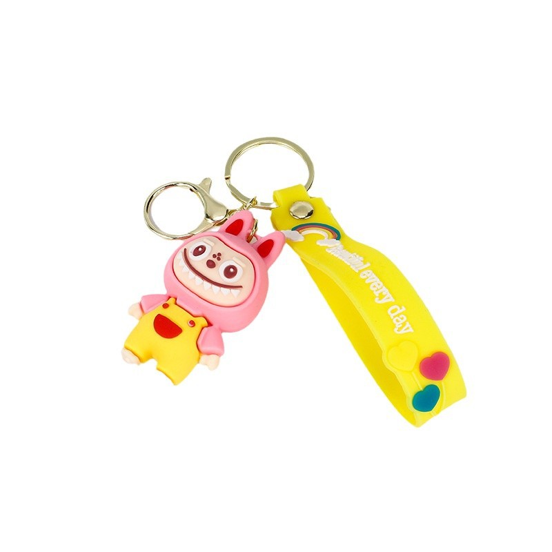 钥匙扣/发光闪光钥匙扣/羽毛球挂件/鸭子叫钥匙扣/亚克力镜白底实物图