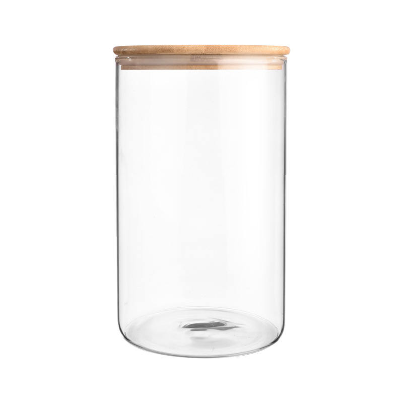 High Borosilicate Glass Jar Home Storage Rice Bucket Storage Jar Moisture-Proof Large Orange Peel Jar Food Grade Glass Sealed Jar Item Picture