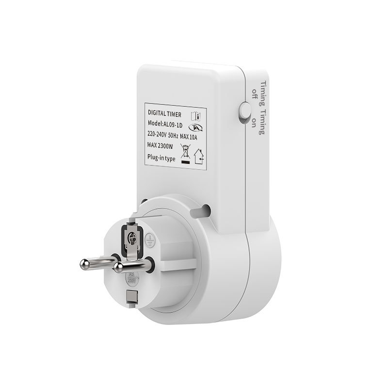 European standard multi-purpose socket AL09-1D with 1-digit display countdown on/off timer Specification image