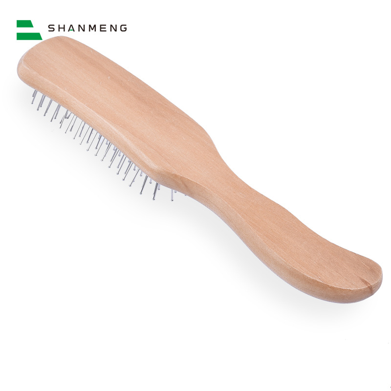 Factory Customized Wooden Air Cushion Comb Curved Handle Massage Comb Air Bag Hair Comb Can Be Engraved Quality Goods Application Scenario