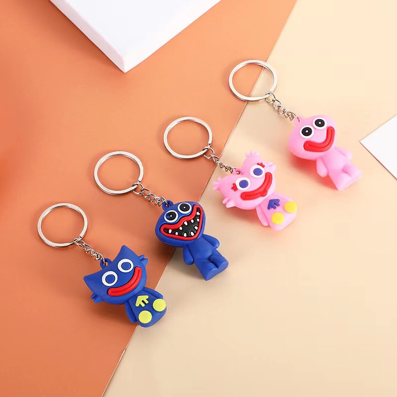Factory Direct Sales Of Cartoon Pvc Soft Plastic Poppy Key Chain Doll Pendant Promotion Small Gift Net Celebrity Peripheral Accessories details Picture