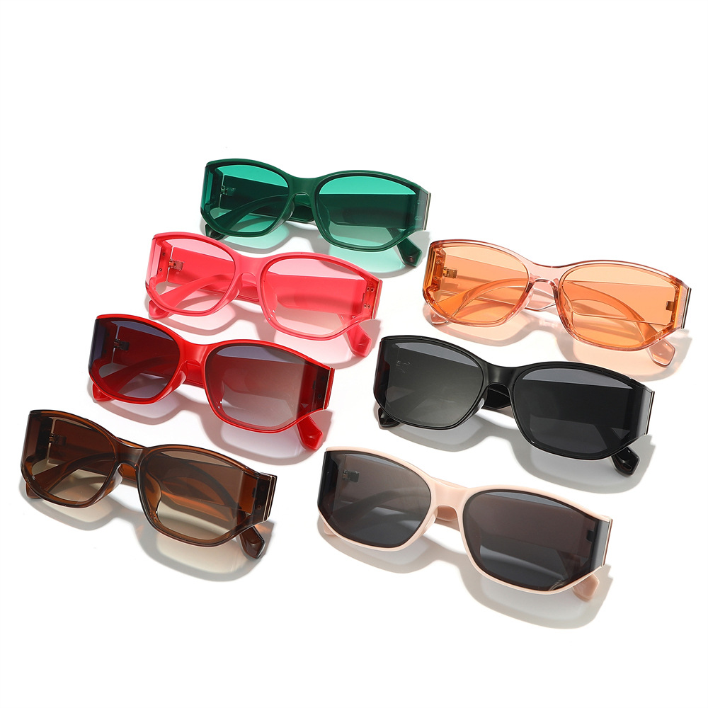 2024 Cross-border square European and American folded sheet sunglasses with large frames for sun protection and sun protection, suitable for both men and women during outings, in stock details Picture