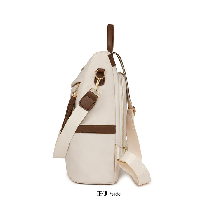 女士双肩包尼龙背包休闲新款通勤2025书包简约时尚女士旅行百搭大详情6