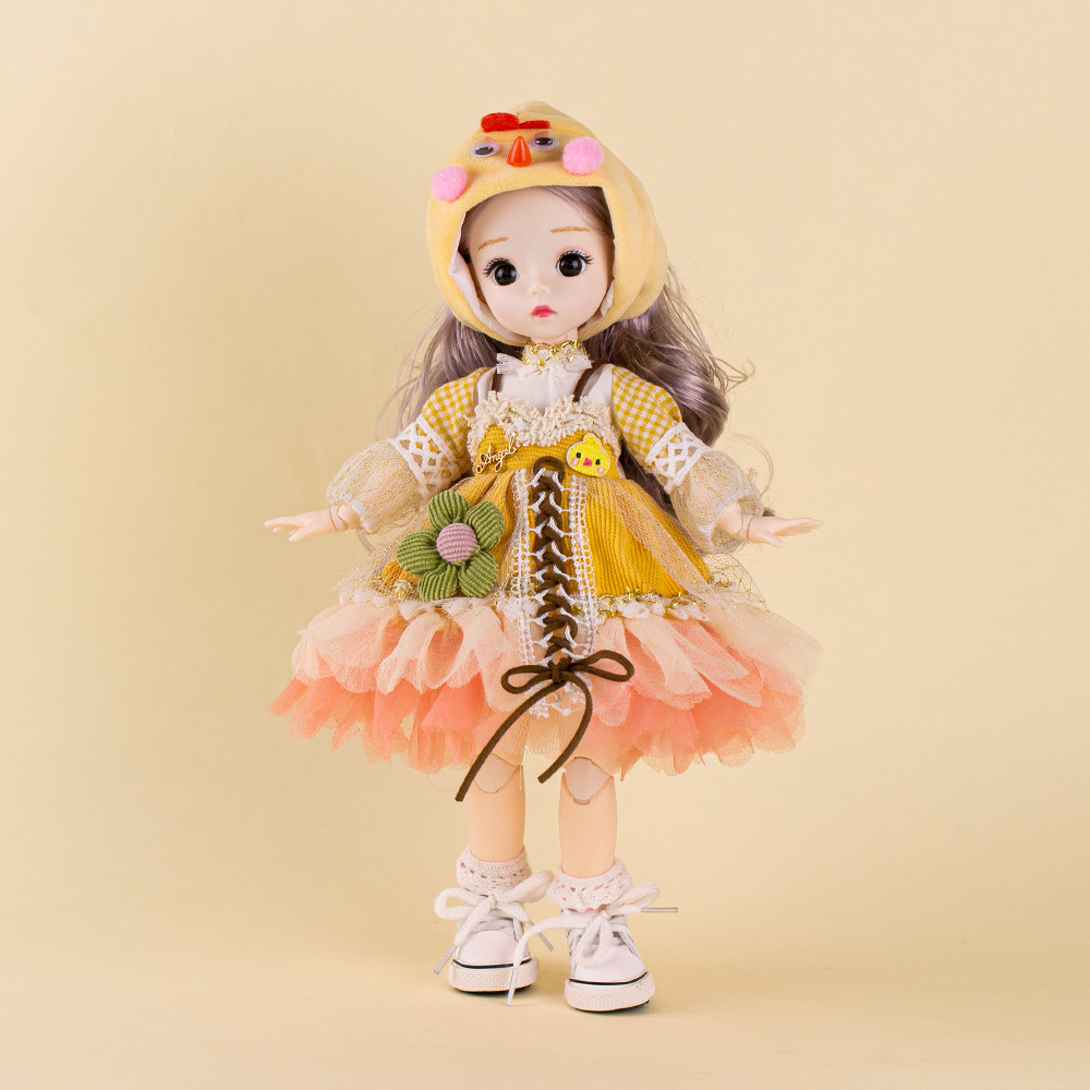 Douyin Internet celebrity 30-centimeter girl Barbie doll, dress-up girl princess playhouse toy doll wholesale Specification image
