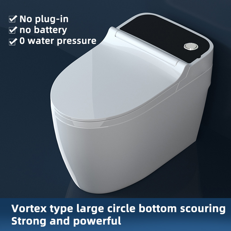 小户型马桶酒店工程馬虹吸式无水压抽大冲力一体普通坐便器Toilet