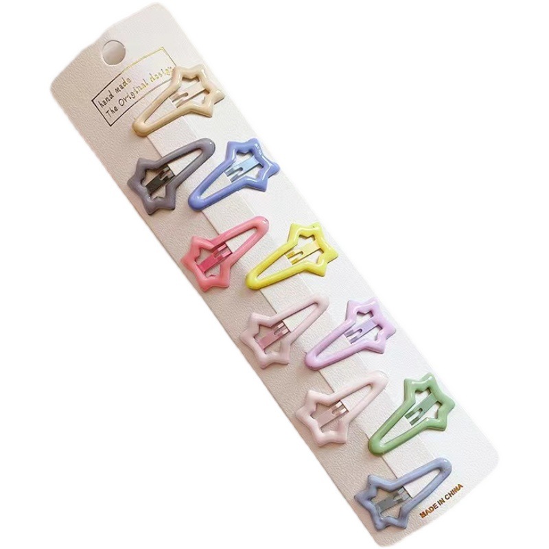 Korean Hairpin Hairpin Hair Accessories Drop Oil Sweet Girl Heart Bb Clip Cute Everything Kids Hairpin Bangs Broken Hairpin Item Picture