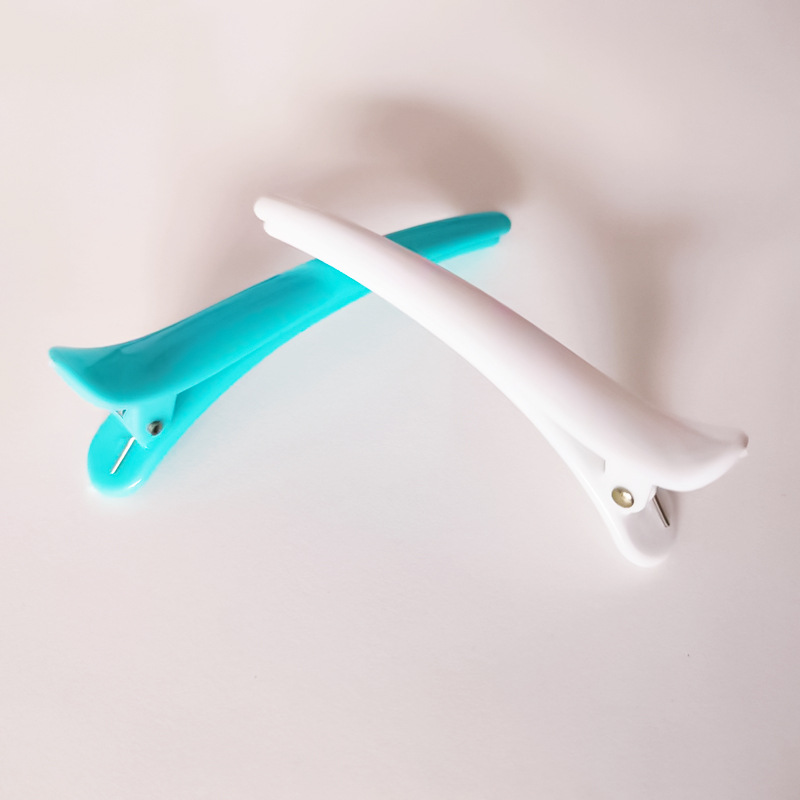Candy Colored Hair Clip Hair Duck Mouth Clip One Side Clip Zone Clip Hair Supplies One Side Clip Needle Clip Application Scenario