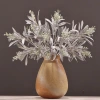 Dongli Flower Industry Factory Direct sales, wholesale of artificial flowers and fake flowers, 2-fork-scented green leaves, home decoration sample rooms, photography fake flower ornaments, one-piece consignment Specification image
