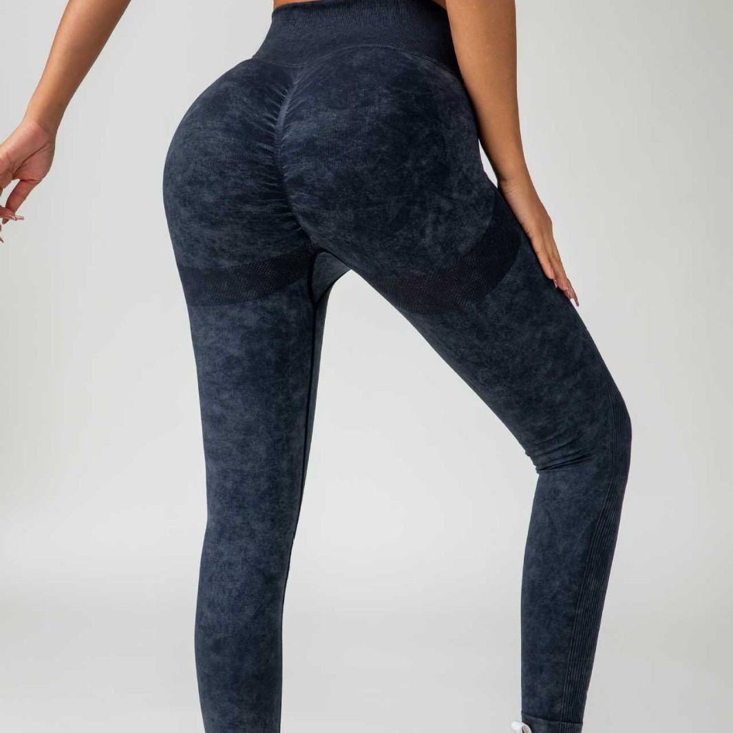 New seamless matte washable yoga pants, quick-drying fitness running peach-lift hips, high-waisted cross tight pants for women Application Scenario