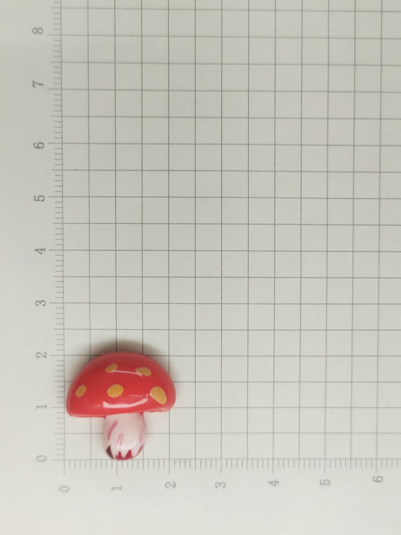 亮面小蘑菇diy手工奶油胶发饰钥匙扣手机壳衣帽鞋扣树脂饰品配件详情2