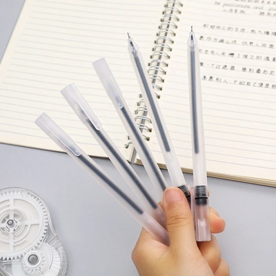Simple Ins Scrub Neutral Pen Student Exam Black Carbon Pen Office Study Signature Black Water Pen Stationery