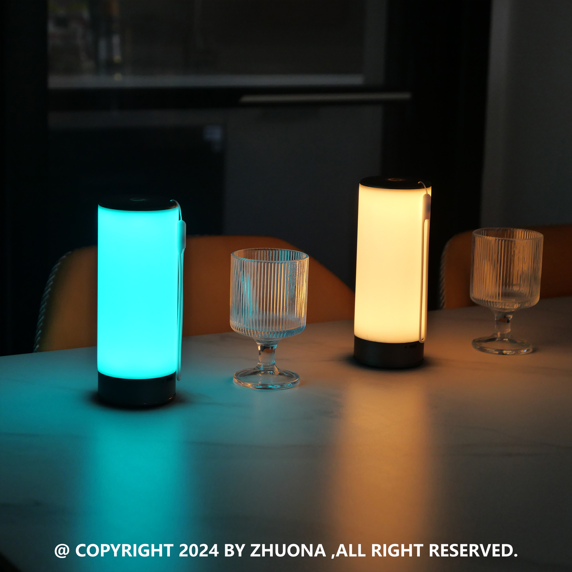Bedside study and reading lamp, LED touch screen dining room decoration desk lamp, rechargeable bedroom bedside atmosphere night light details Picture