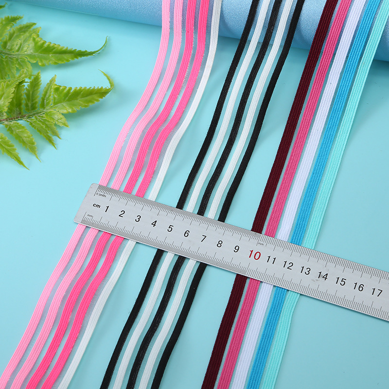 Korean Colored Fish Silk Elastic Ribbon Bow Ribbon Hair Accessories Headgear Fish Silk Mesh Breathable Elastic Ribbon Webbed Application Scenario