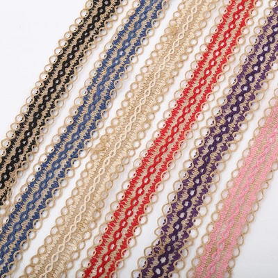 Color Lace Hollow Lace Fabric Diy Clothing Accessories Sofa Bed Curtain Jewelry Accessories Home Accessories Wholesale