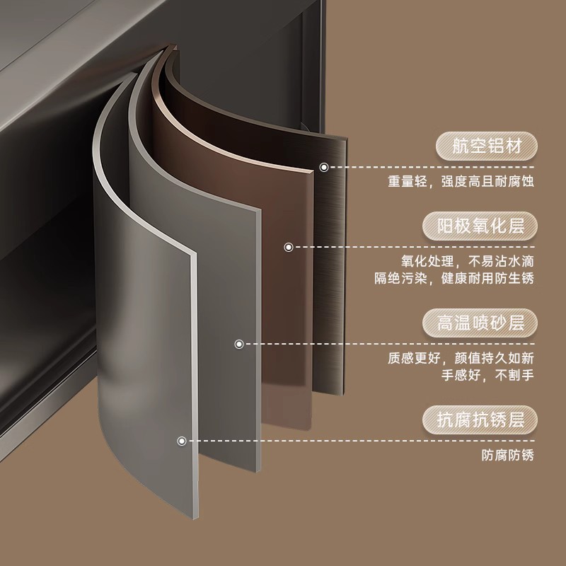 A multi-functional wall-mounted washbasin and toilet storage rack above the toilet rack Application Scenario