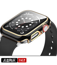 Applicable to apple watch Ultra 1/2 metal frame tempered glass film Apple Watch all-in-one protective film pic 5