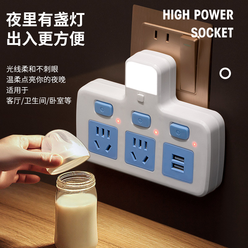 Wholesale of 16A socket multi-socket with USB multi-functional power strip, home power strip, high-power power strip Specification image