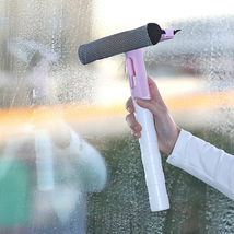 双面擦高楼刮水器 搽擦玻璃神器凊洗刷 家用窗户清洁工具自带喷壶