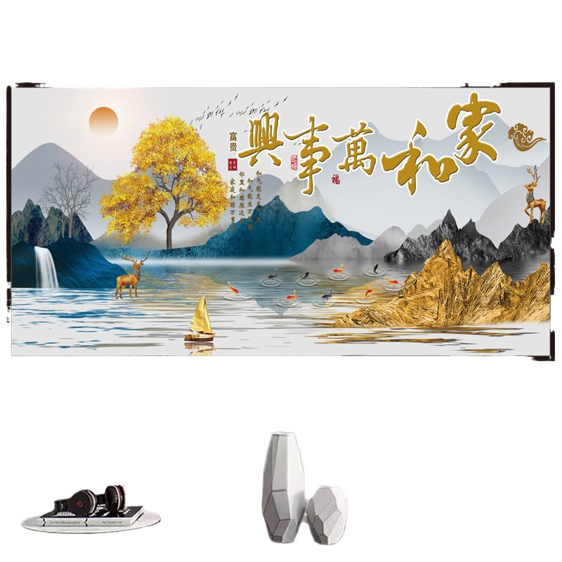 装饰画/pu文化石白底实物图