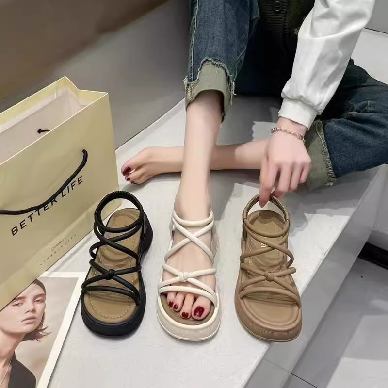 凉鞋/两穿凉鞋女42码/女士凉鞋/男真皮拖鞋/潮州凉鞋产品图