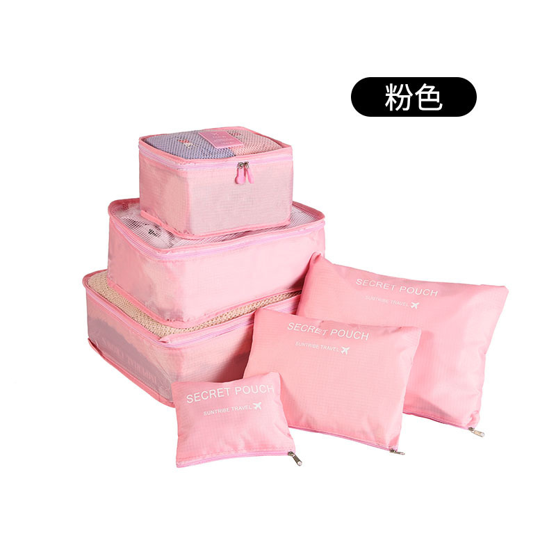 A 6-piece travel storage bag set Application Scenario