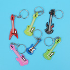 ins吉他钥匙扣汽车钥匙圈链创意包包挂件个性小礼品批发饰品配件