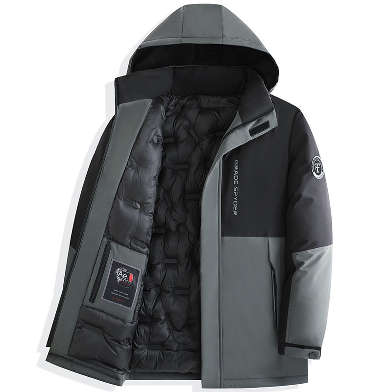 New autumn and winter cotton-padded jacket, men's cotton-padded jacket, warm and windproof, fashionable cotton-padded jacket, youth casual workwear, regular style, large size