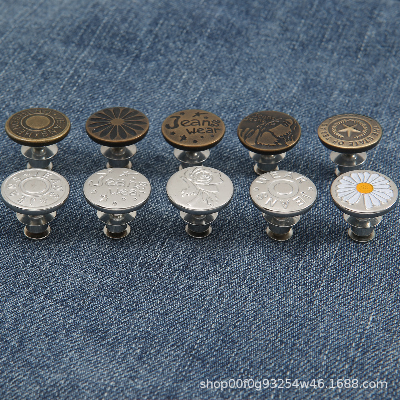 免钉扣/纽扣/锌合金/卡通木制纽扣/磁铁扣细节图