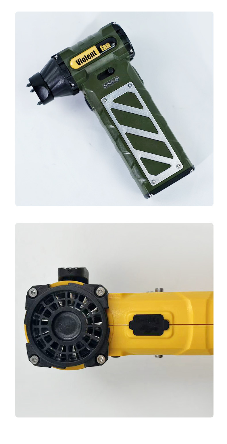 跨境新款户外手持风扇露营USB无极暴力风扇无刷电机迷你涡轮风扇详情4