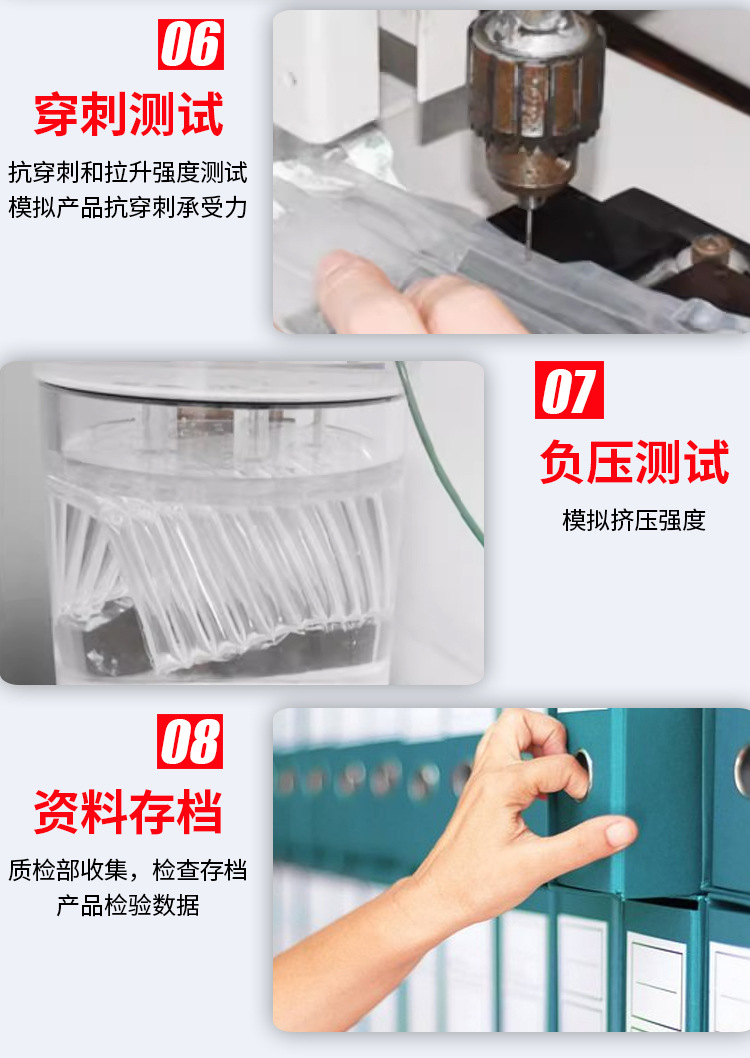 Air column roll material, air column bag packaging, express delivery, shockproof inflatable bag, filling bag, anti-drop bubble bag, bubble column wholesale pic 12