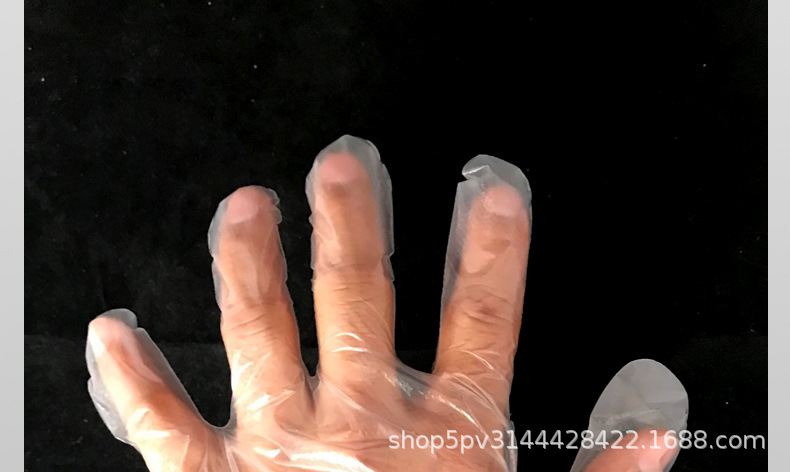 俊达普通一次性PE防护检查级手套家务餐饮清洁手部防护薄膜手套厂家直销详情22