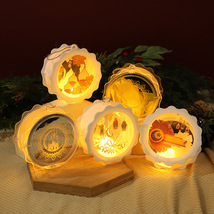 圣诞蜡烛LED蜡烛灯圣诞节手提风灯桌面摆件发光氛围装饰义乌厂家