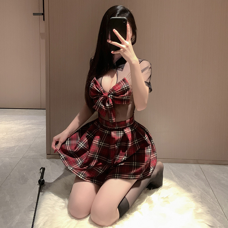 Sexy underwear pure want tight temptation students outfit nightclub spice girl style passion sexy uniform set full figure