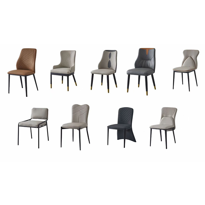 北欧轻奢餐椅后现代靠背椅休闲小户型酒店椅凳子家用餐厅高靠背家具餐椅复古椅子椅子木头登子木高凳详情图5