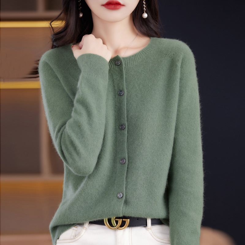 女式羊毛衫实物图