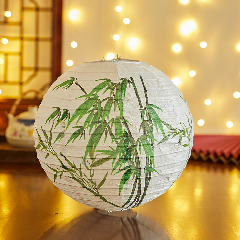 新年春节装饰纸灯笼中国风猜灯谜商场超市活动场景布置户外古风详情38