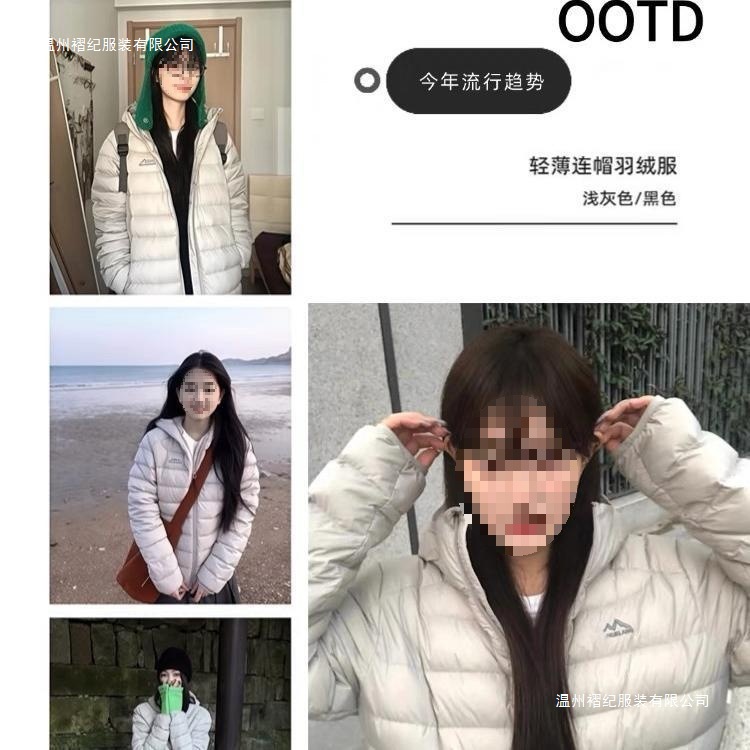 羽绒服女宽松韩版/羽绒服/羽绒棉服女长款欧美/尾货/女款羽绒服产品图