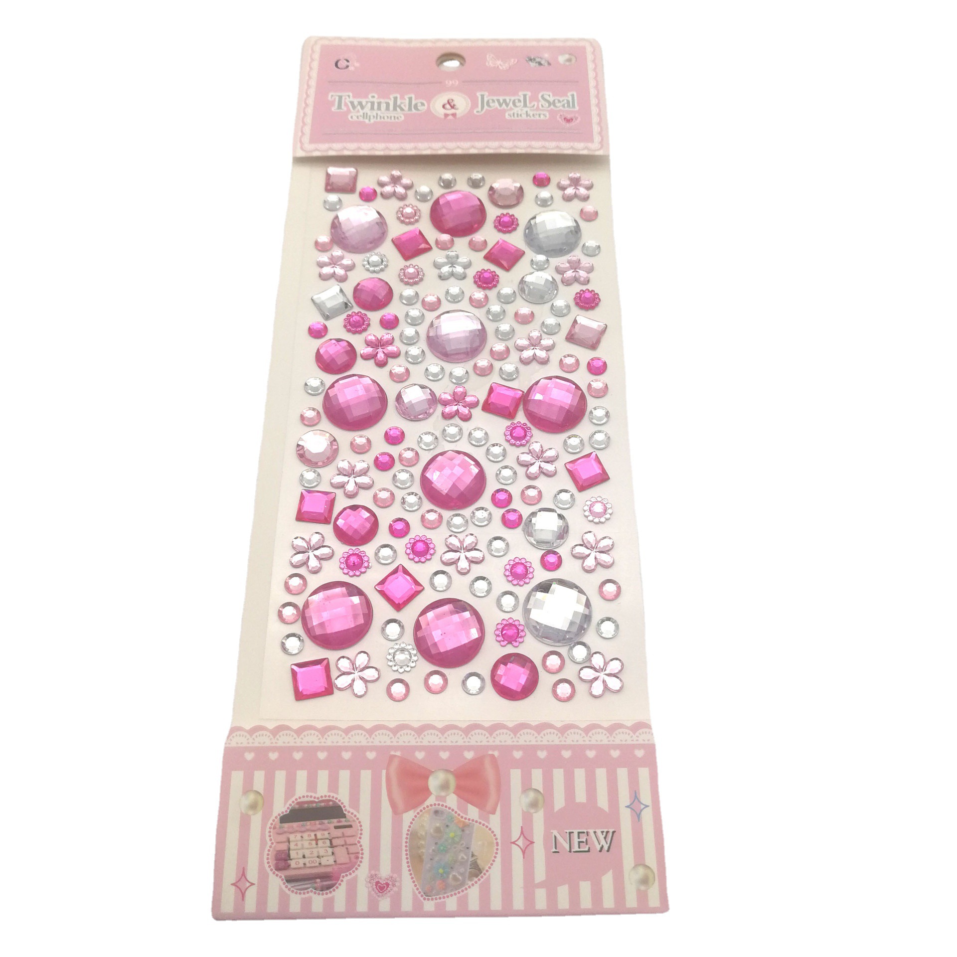 大号满天星儿白底实物图